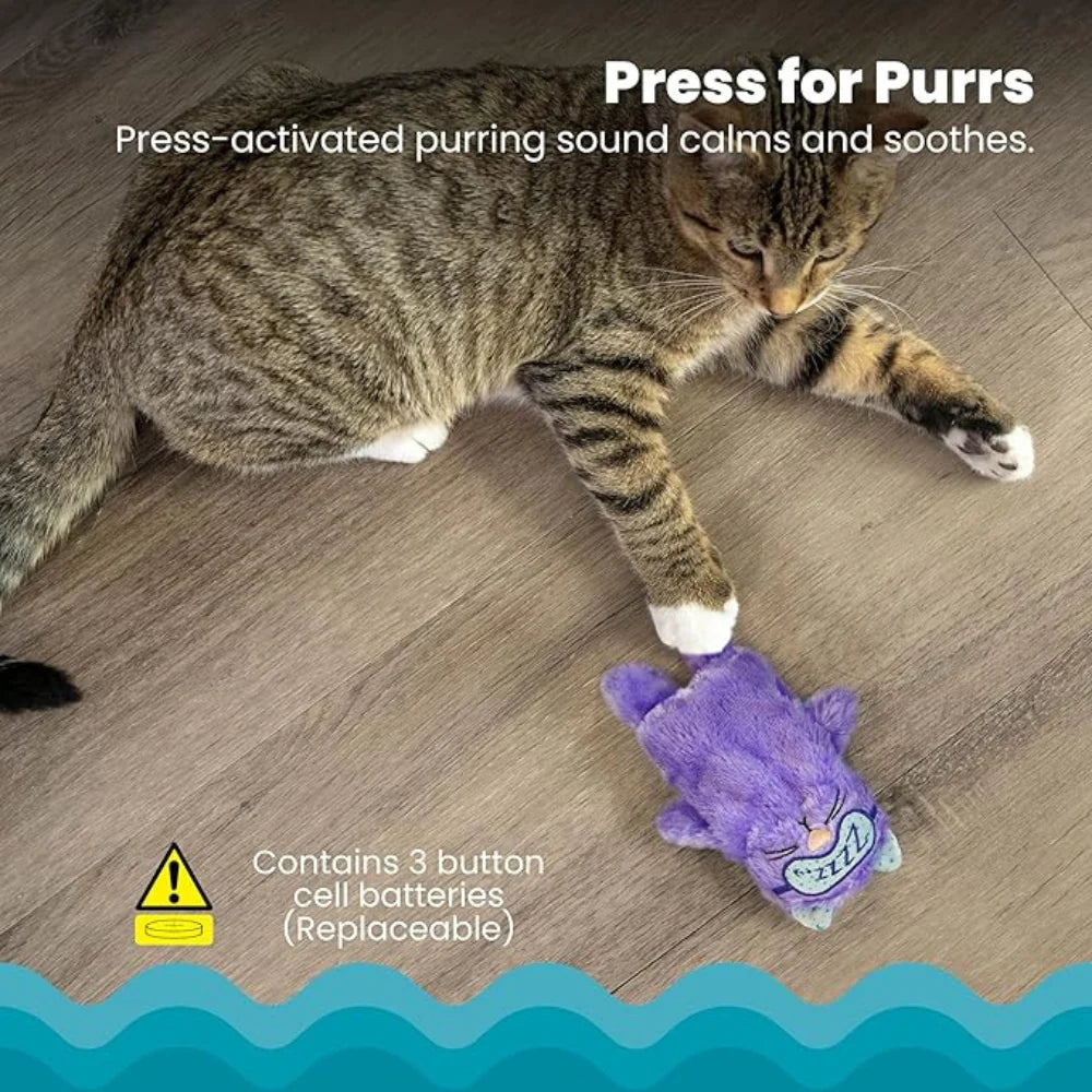 Ultimate Calming Cat Pillow Anxiety Relief Toy, Soft Plush Toy for Relaxation & Sleep, Anxiety Relief Snuggle Pillow & Warm Companion