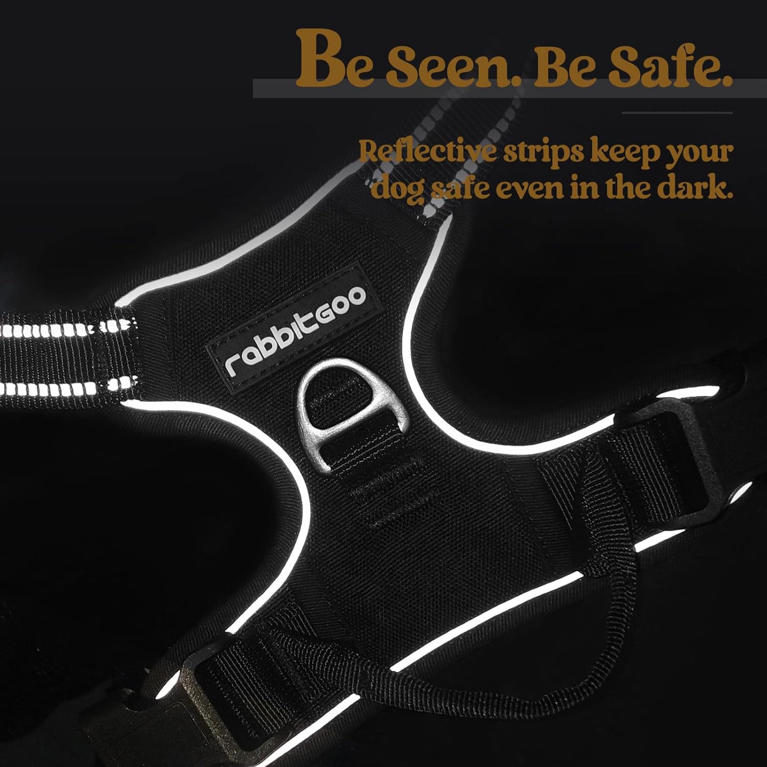 No-Pull Adjustable Dog Harness with Reflective Straps