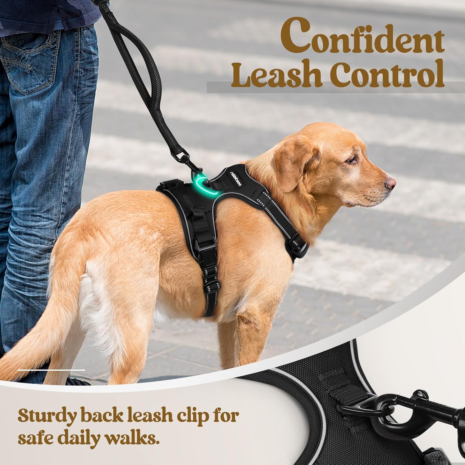 No-Pull Adjustable Dog Harness with Reflective Straps