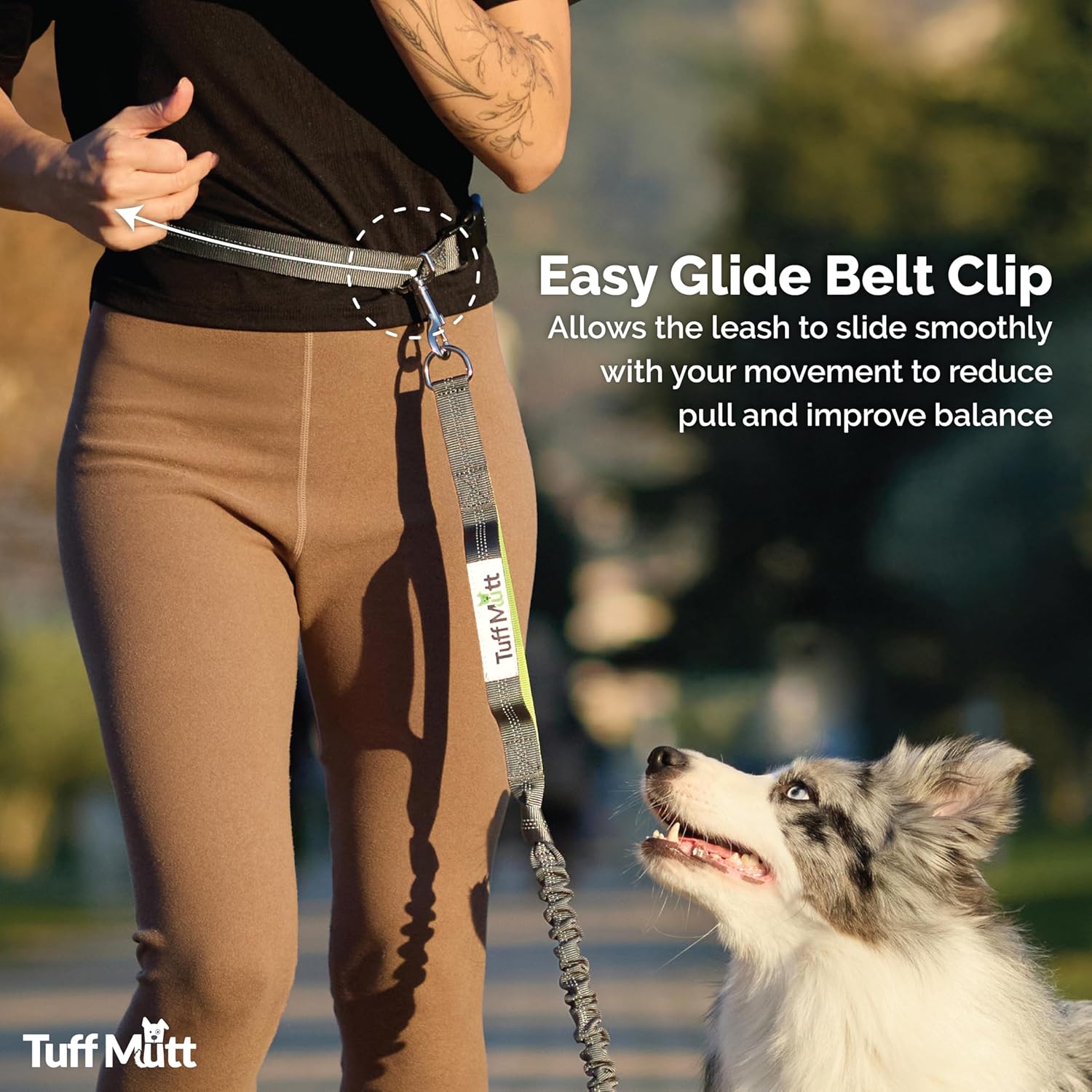 Heavy Duty Dual Handle Dog Leash | Reflective, Shock-Absorbing & Adjustable